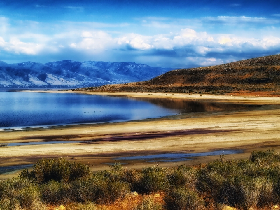 Landscape sea coast water