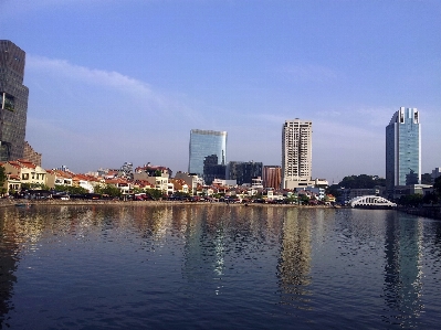 Wasser horizont himmel stadt Foto