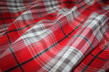 Pattern red plaid cloth Photo