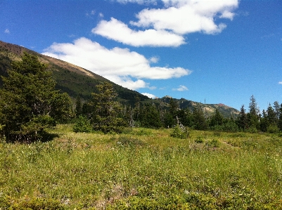 Foto Paesaggio natura selvaggia
 montagna cielo