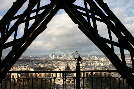 Foto Arquitetura ponte visualizar torre eiffel