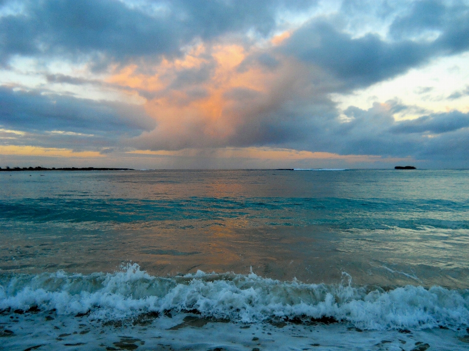 Pantai laut pesisir cakrawala