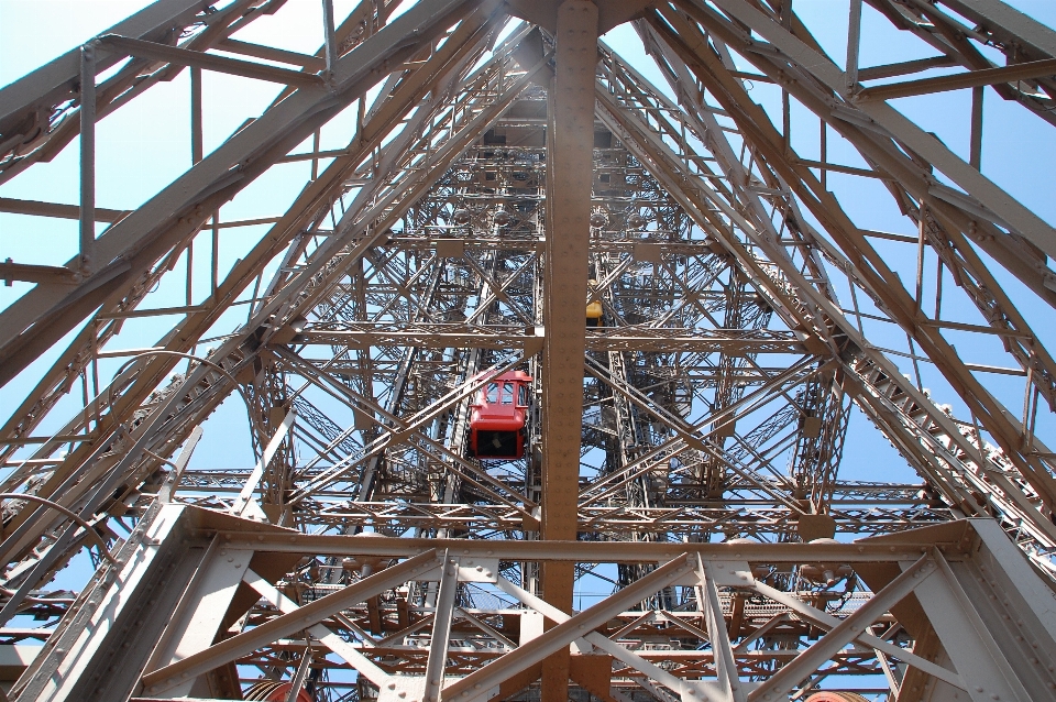 Die architektur struktur dach eiffelturm