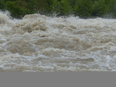 Sea water rain wave Photo