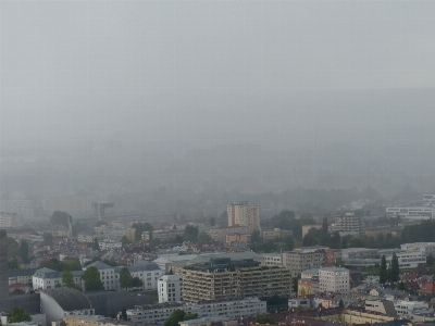 Skyline rain city cityscape Photo