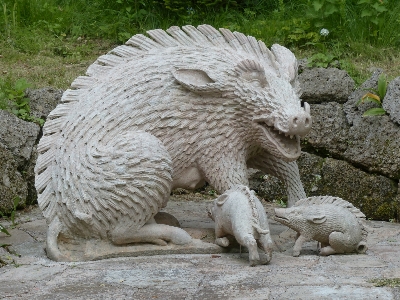 Bird wildlife statue zoo Photo