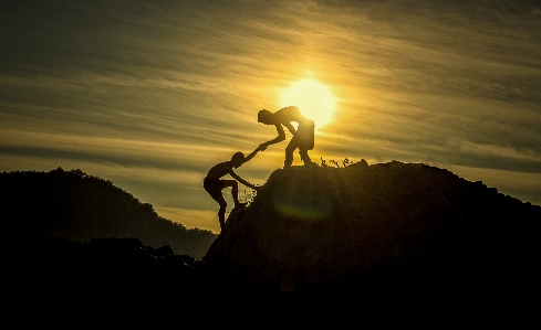 Nature outdoor rock silhouette Photo