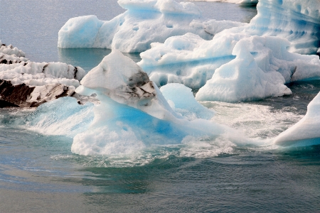 Ice glacier lagoon iceland Photo