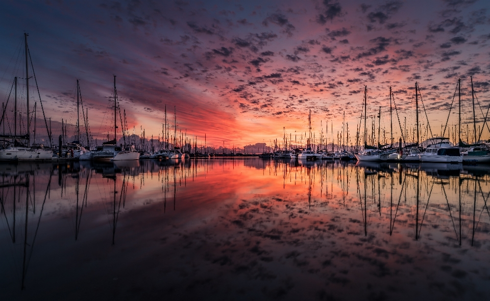 Meer himmel betrachtung sonnenuntergang