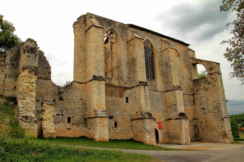 Building old castle decay