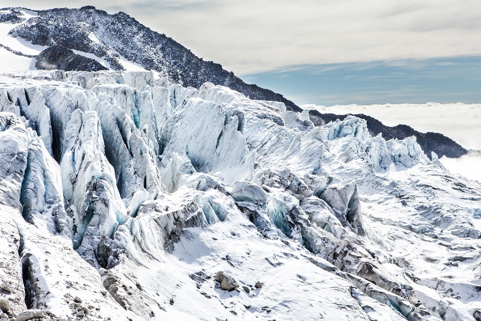 Rock berg schnee winter