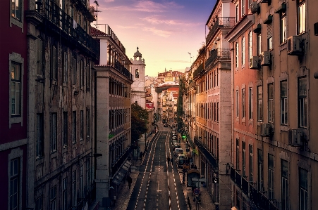 Architecture sky sunset road Photo