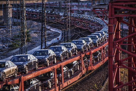 Structure track traffic train Photo