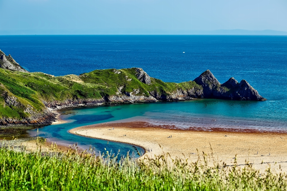 Spiaggia mare costa acqua