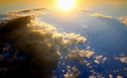 Horizon light cloud sky Photo