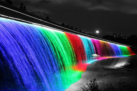 Outdoor light bridge night Photo