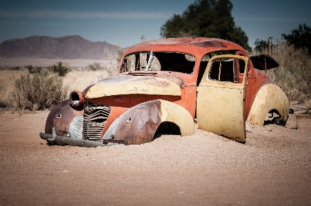 Sand car adventure old Photo