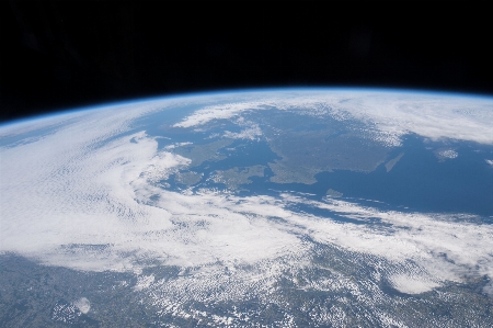 Foto Laut awan langit kosmos
