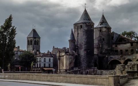 Cloud street cloudy town Photo