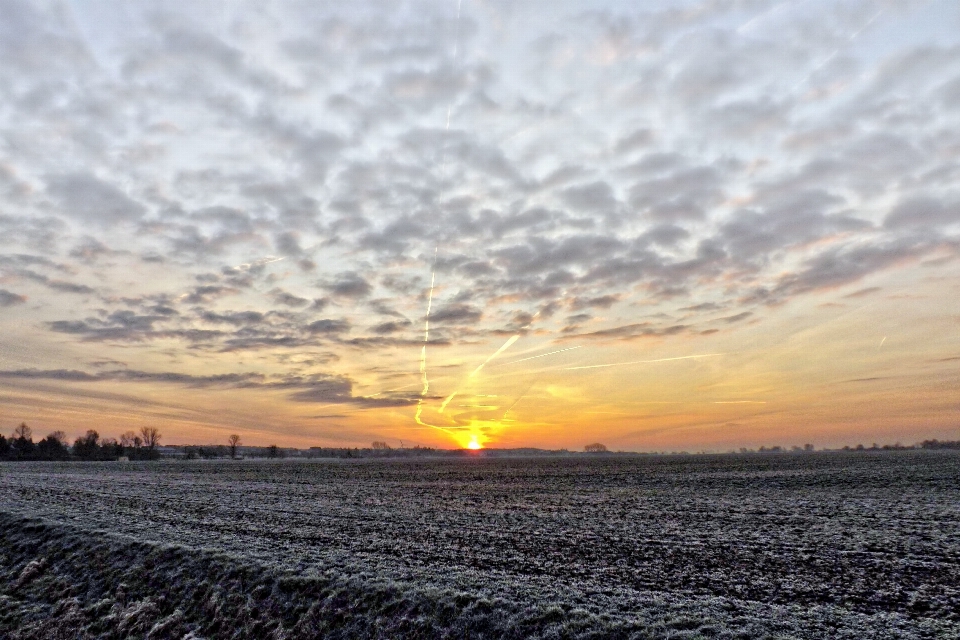 Paysage mer horizon nuage