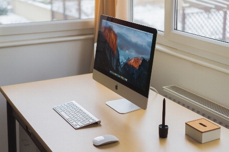 Desk technology office gadget Photo