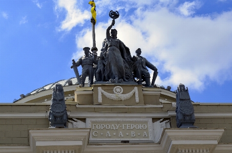 Photo Architecture monument statue drapeau