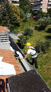 Work rope track roof Photo