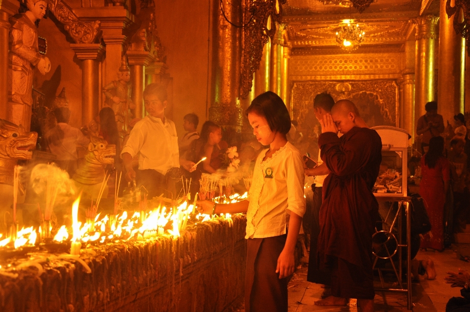 Evening buddhist buddhism religion