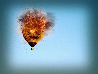 Light sky air hot balloon Photo