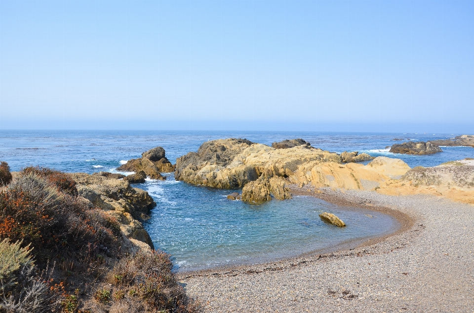 Praia paisagem mar costa