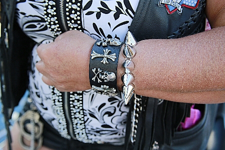 Hand leather female pattern Photo