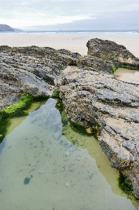 Beach landscape sea coast Photo