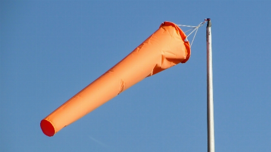 Wind orange direction mast Photo