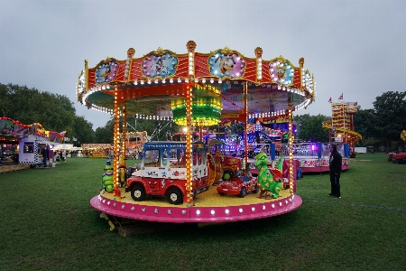 Summer recreation carnival amusement park Photo