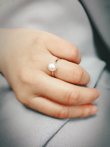 Foto Tangan cincin jari mode