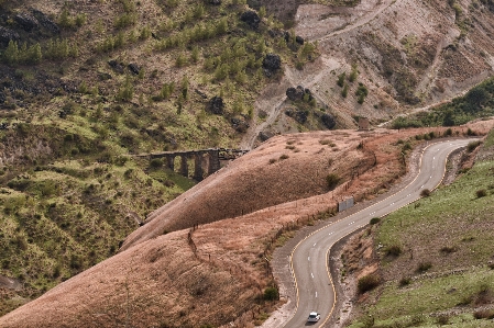 Landscape mountain road trail Photo