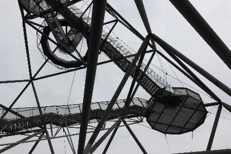 Architecture steel line ferris wheel Photo