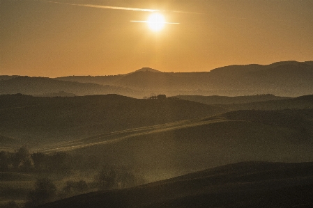 Landscape horizon mountain cloud Photo