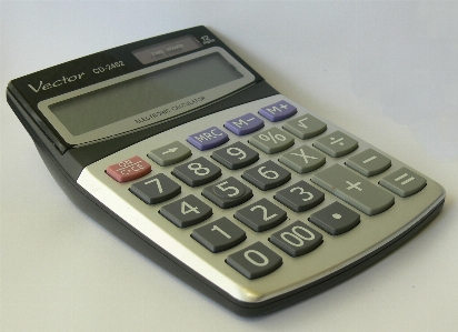 Cash report banking calculator Photo