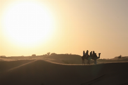 Landscape sand horizon sunrise Photo