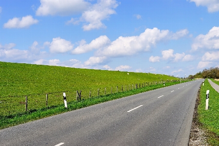 Landscape grass horizon mountain Photo