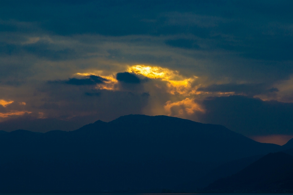 景观 地平线 山 云