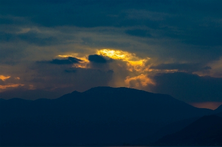 Landscape horizon mountain cloud Photo