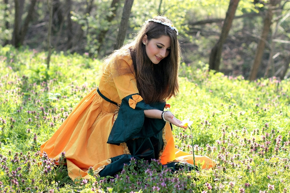 Foresta ragazza donna fotografia