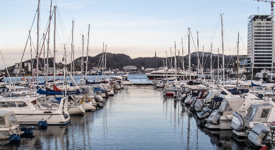 Sea water dock sky Photo