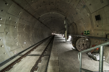 Path light railway tube Photo