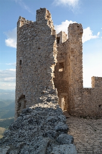 Rock building wall tower Photo