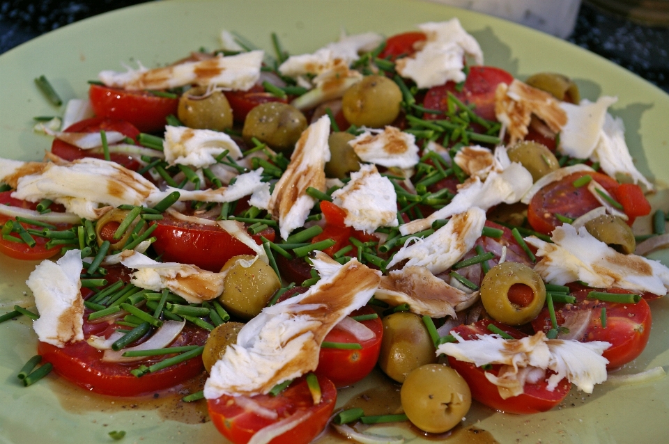 Plato comida alimento ensalada