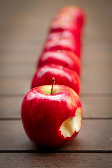 Hand apple anlage frucht