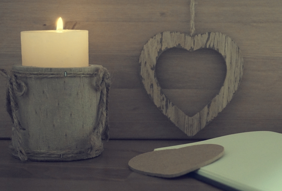 Notebook light wood love